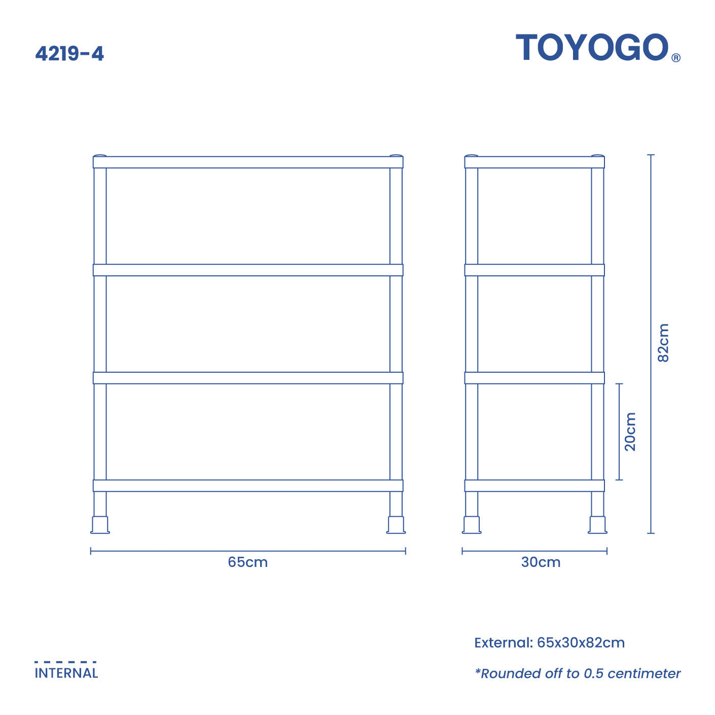 4 TIER SHOE CUM MULTI RACK (4219-4)