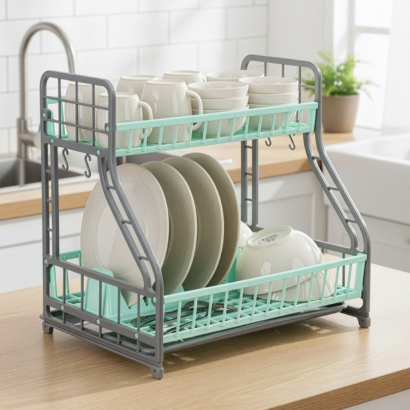 2 TIER AQUILY DISH RACK (4810)