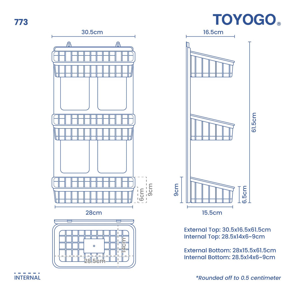 3 TIER CREATIVE RACK (773)