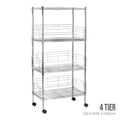 4 TIER SELF RACK W WHLS 600X350X1200MM B012 (HFH6845)